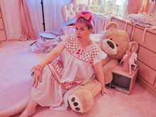 Load image into Gallery viewer, Valentine&#39;s Day lovecore teddy bear nightie dress, size 3X